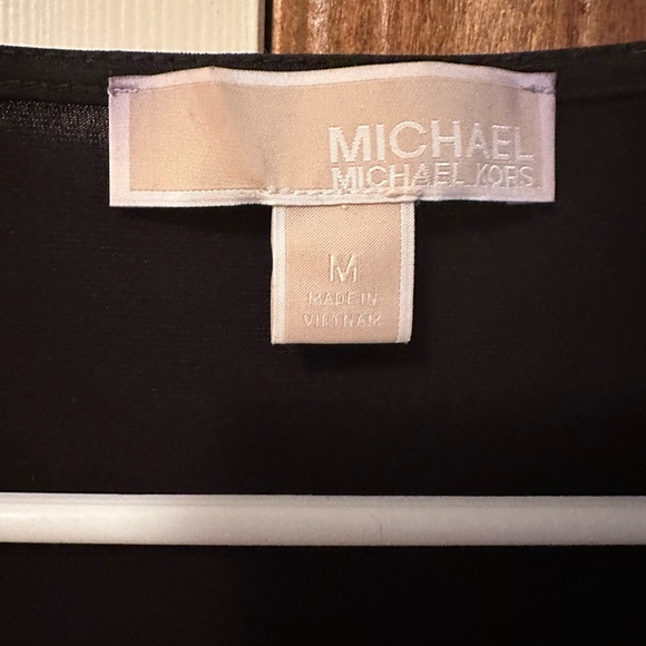 Michael Kors black wrap blouse, size M - Picture 2 of 6
